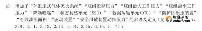 《氣體滅火系統(tǒng)及部件》GB25972-2024增加項