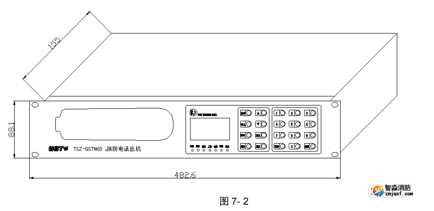 海灣TSZ-GSTN60消防電話總機接線安裝技術(shù)